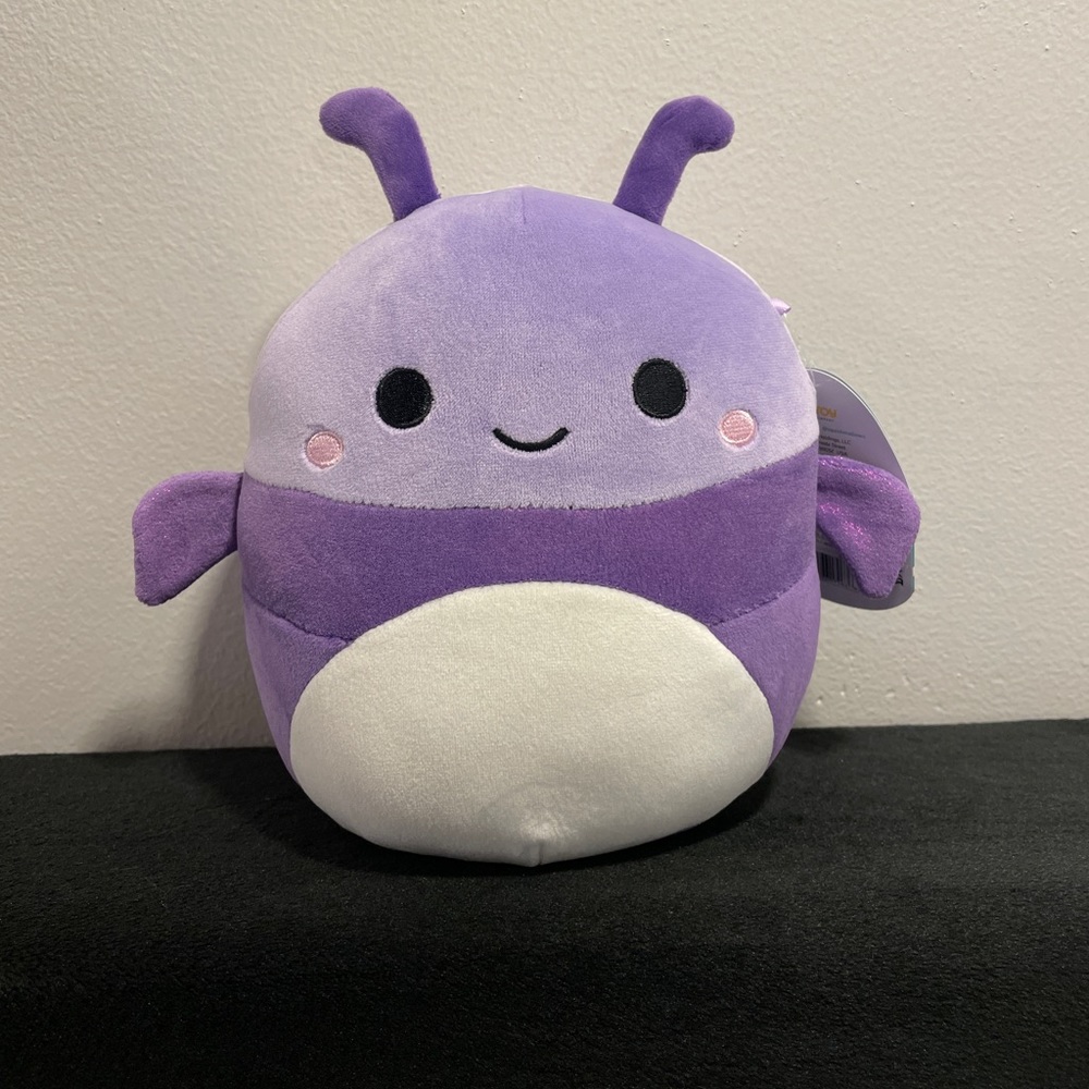 BNWT Squishmallows Axel the Purple Beetle 7.5in